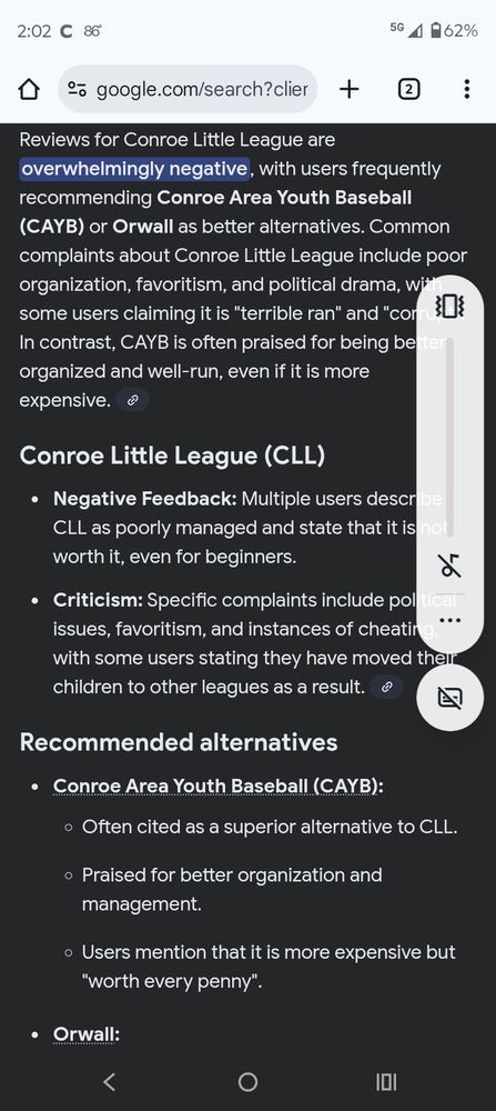 Conroe Little League Logo
