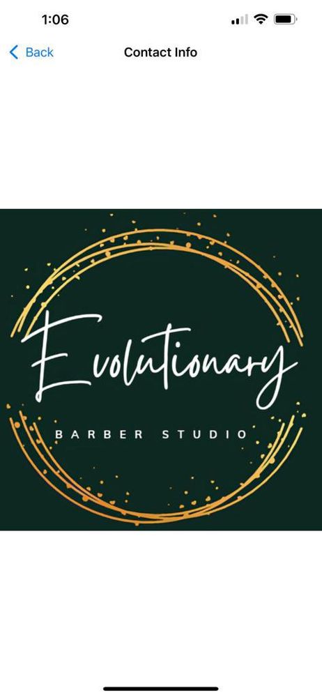 Evolutionary Barber Studio Logo